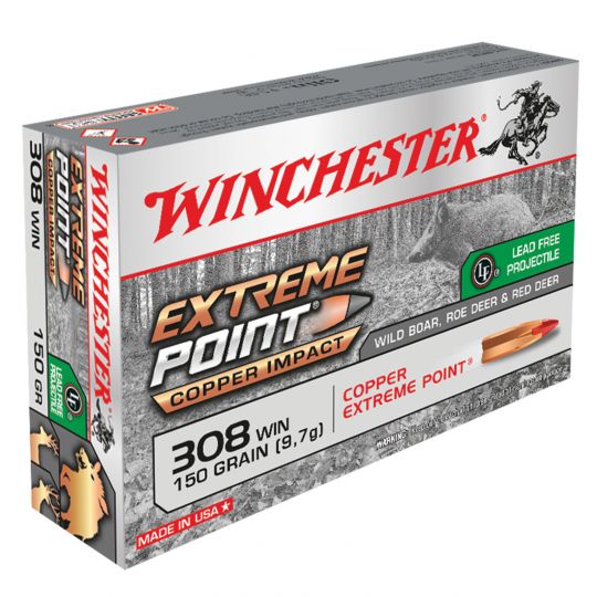 Winchester Extreme Point 308 150 Grain Lead Free